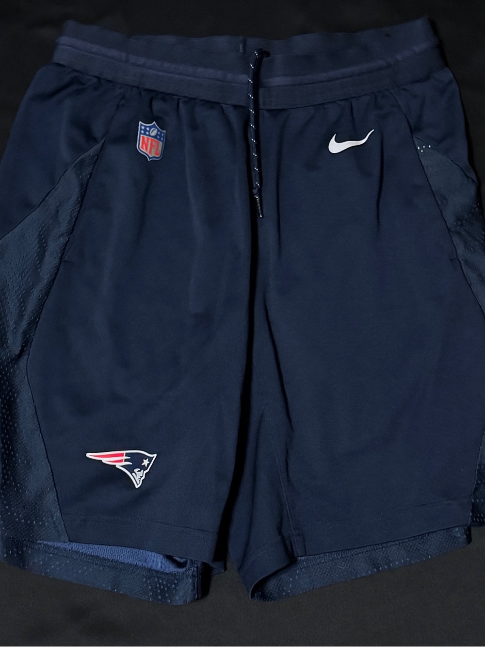 Nike Men’s Navy New England Patriots Athletic Shorts